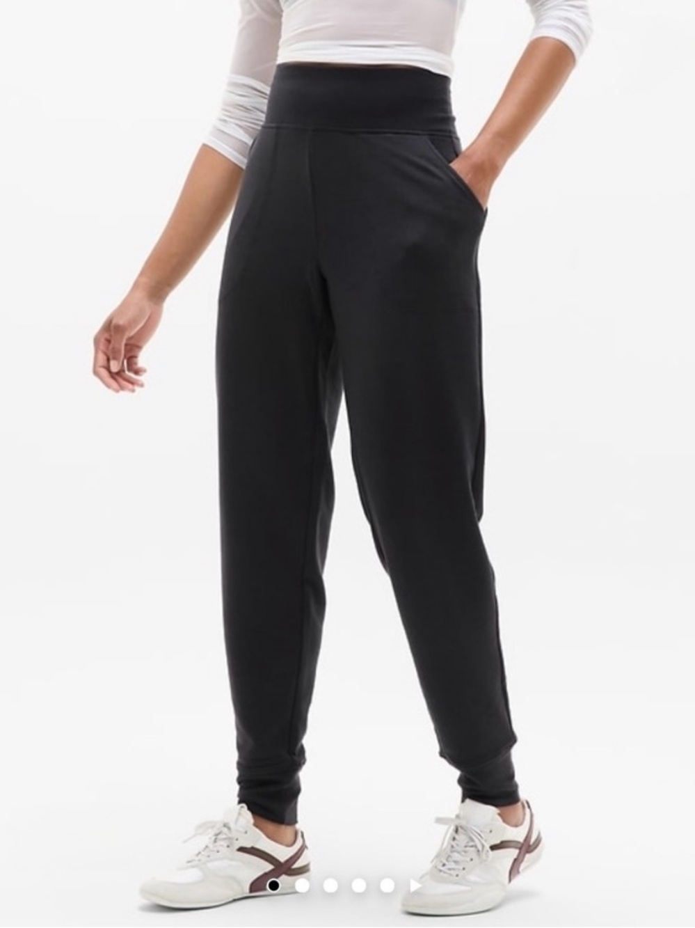 NWOT Athleta Black Coaster Luxe Jogger, Medium - Picture 3 of 14